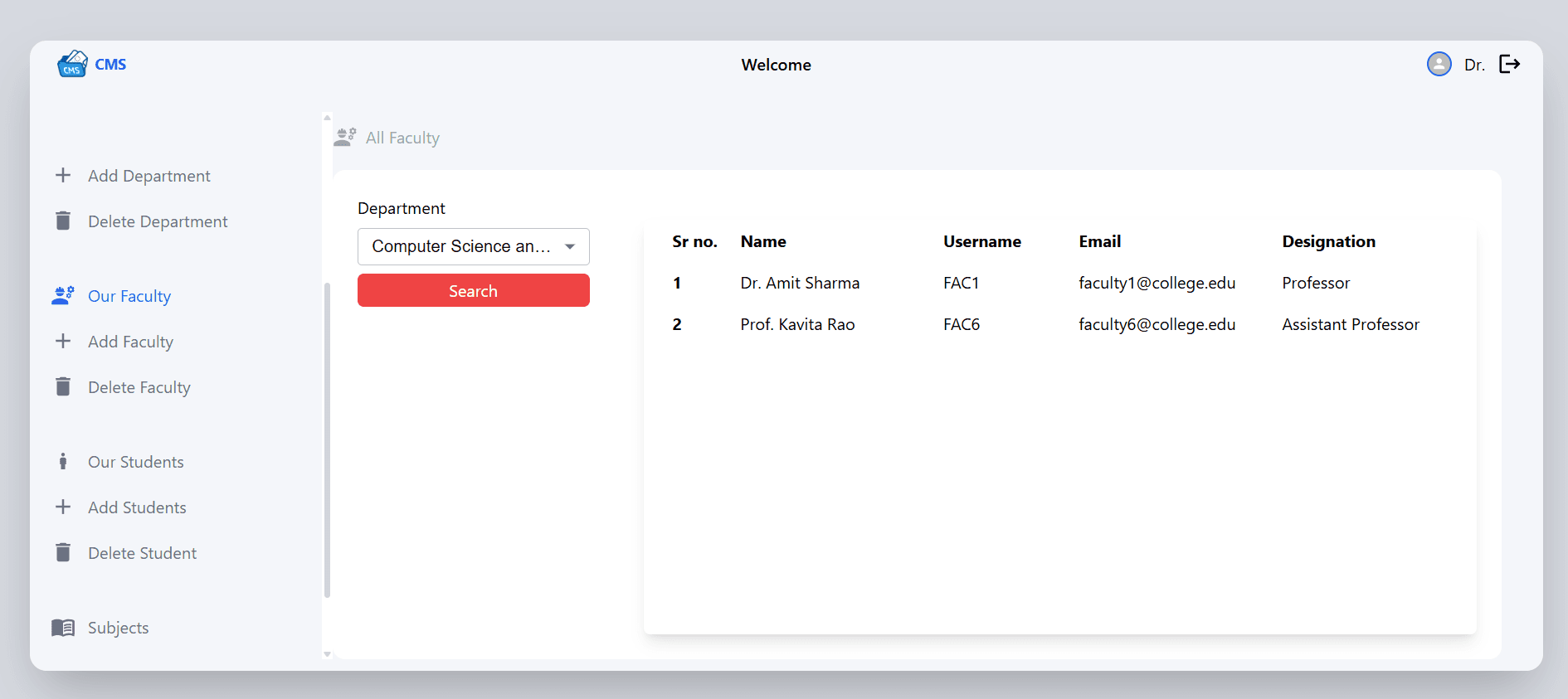 College ERP – Institution Workflow Suite screenshot 3