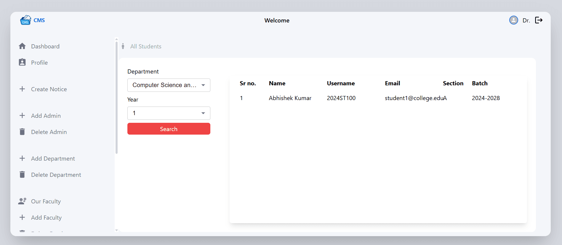 College ERP – Institution Workflow Suite screenshot 4