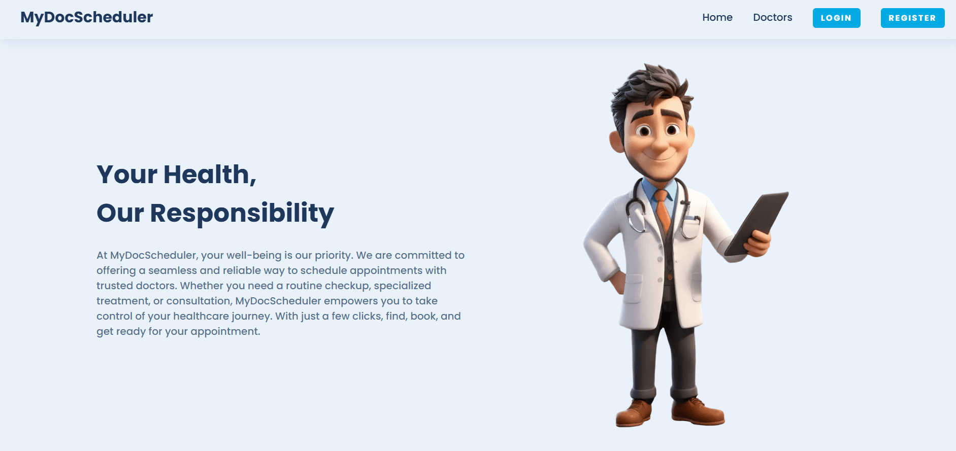 Doctor Appointment App screenshot 1