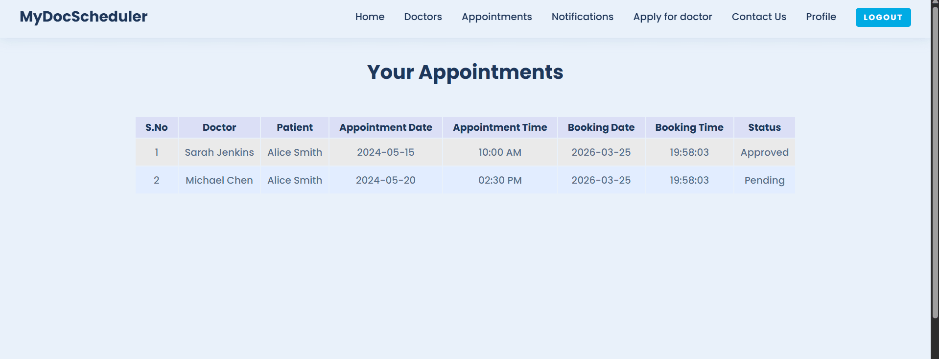 Doctor Appointment App screenshot 9