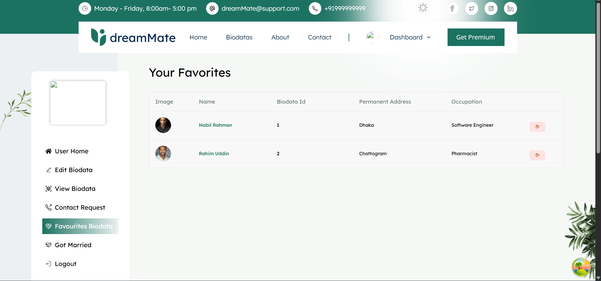 DreamMate – Matrimonial Platform screenshot 13