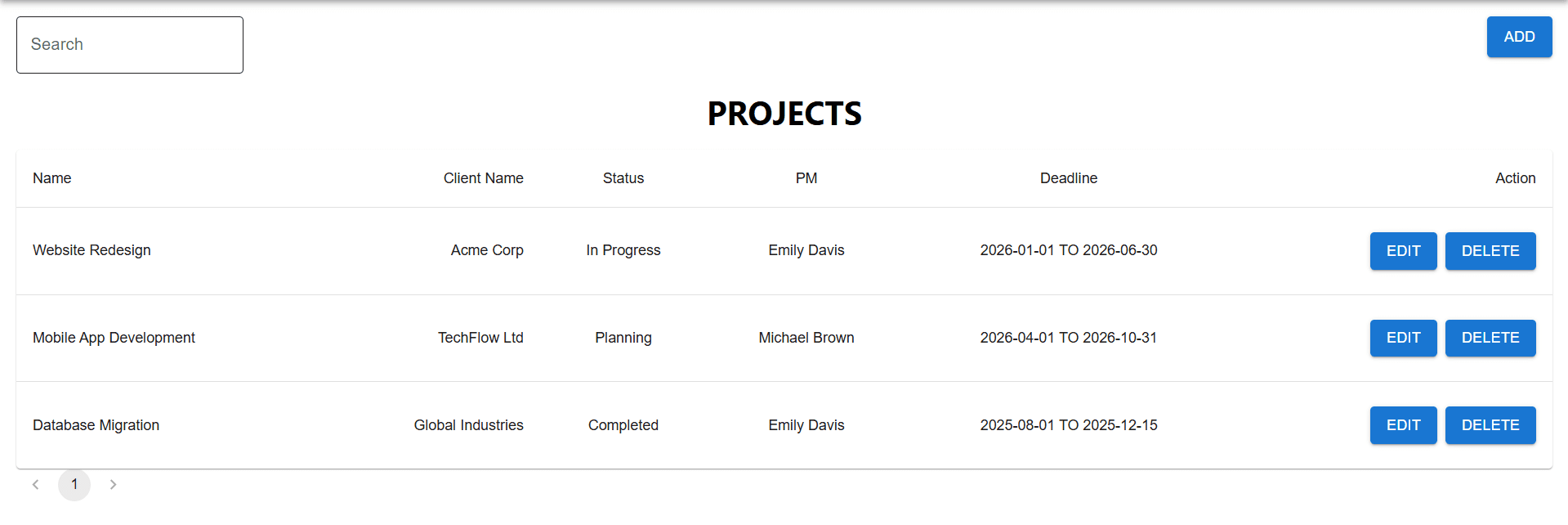 Employee Management System screenshot 2