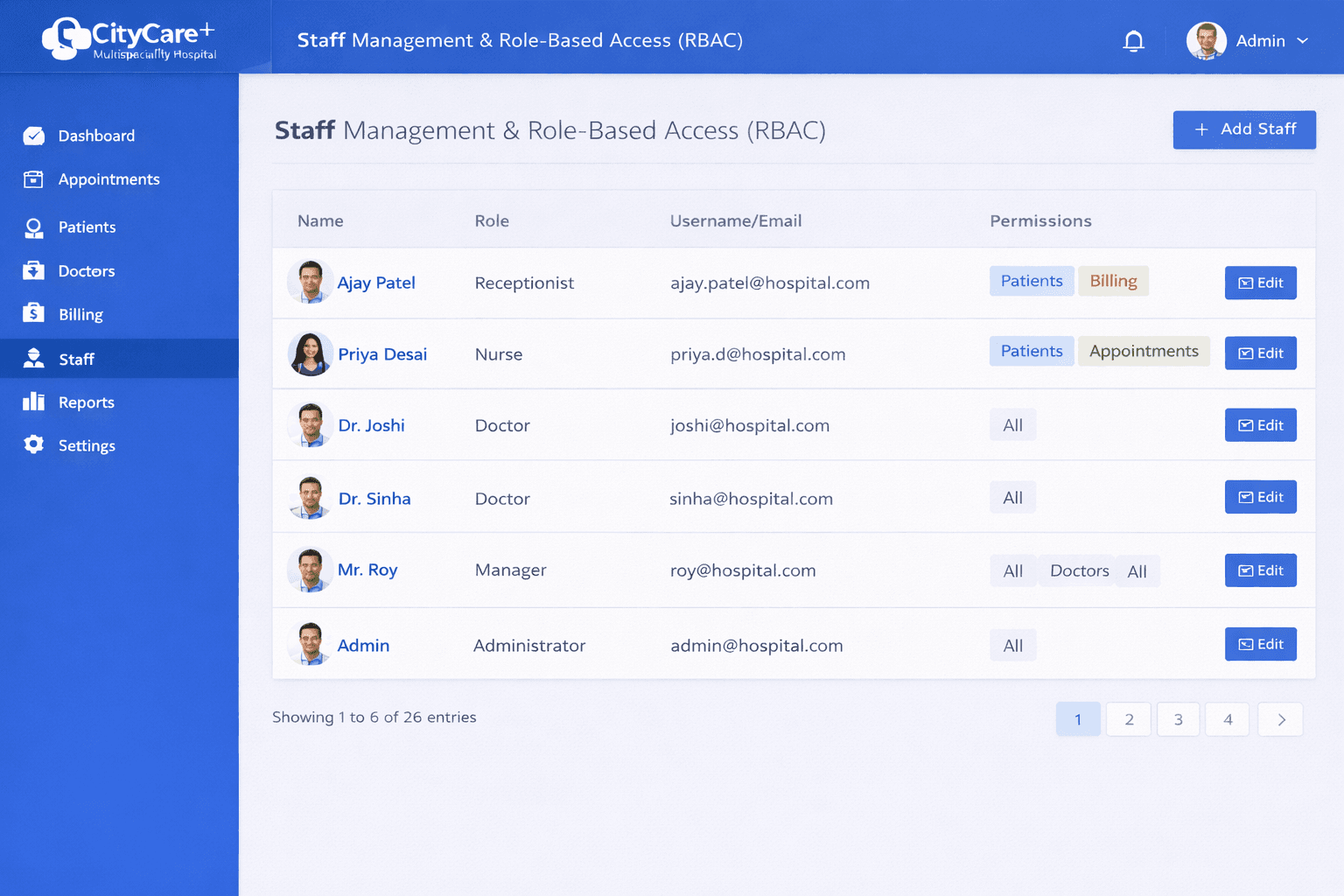 Hospital Management System screenshot 7