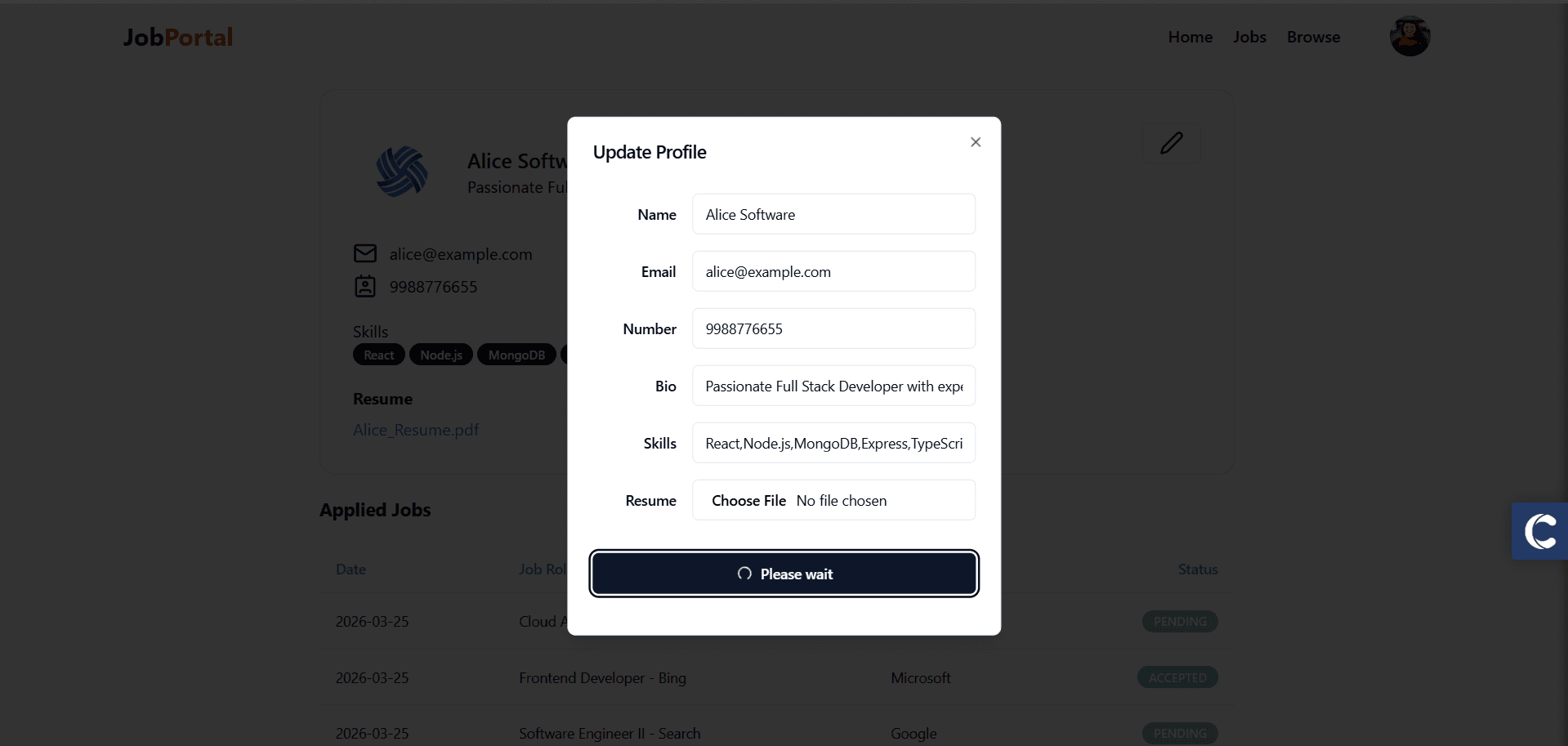 Job Portal screenshot 7