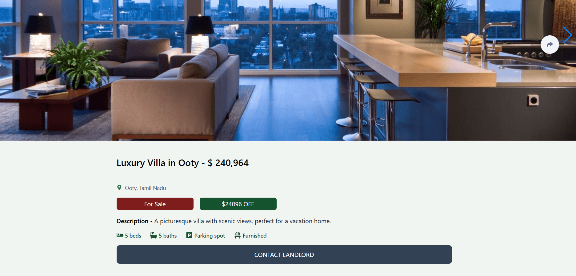 Real Estate Property Website screenshot 4