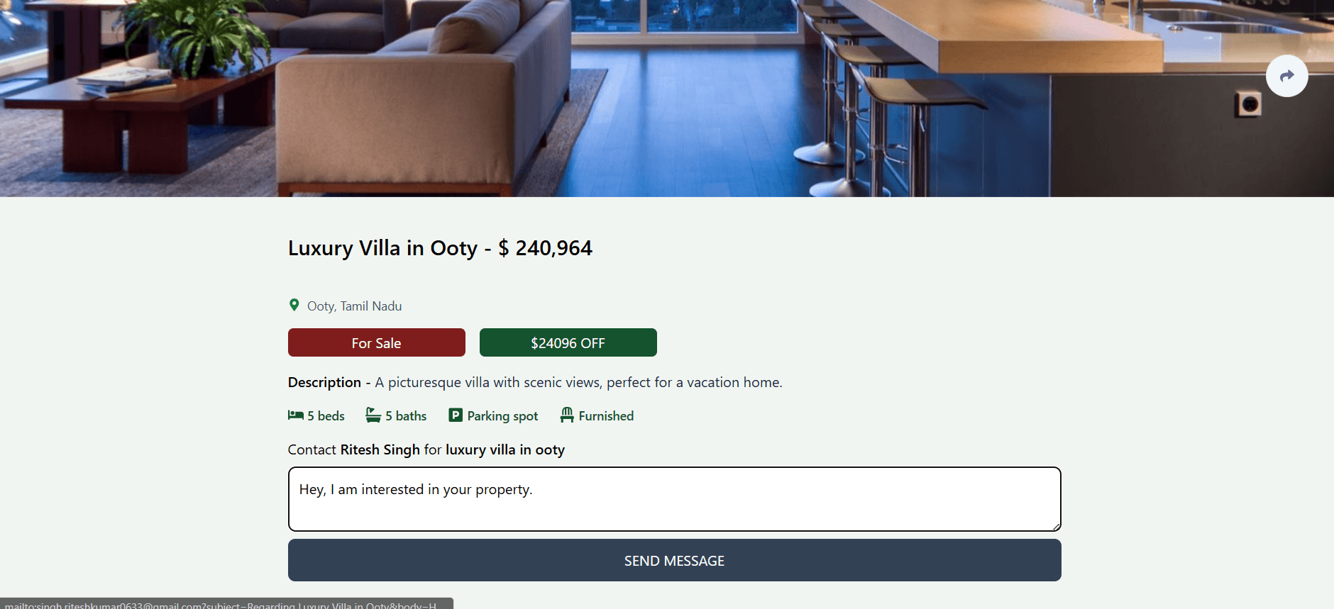 Real Estate Property Website screenshot 5